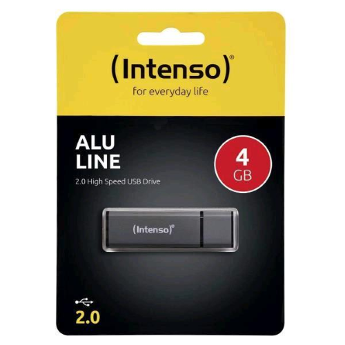 Intenso ALU LINE USB antracite 4 GB